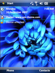 Blue Flower ppc theme